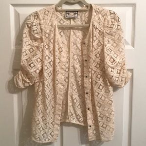 Two of Us lace cardigan.
